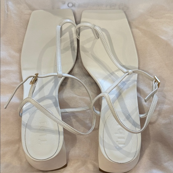 Tibi Shoes - Tibi White Strappy Sandals